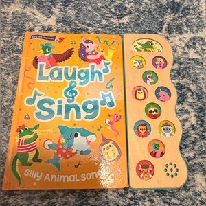 Laugh & Sing Silly Animal Songs Book - Orange